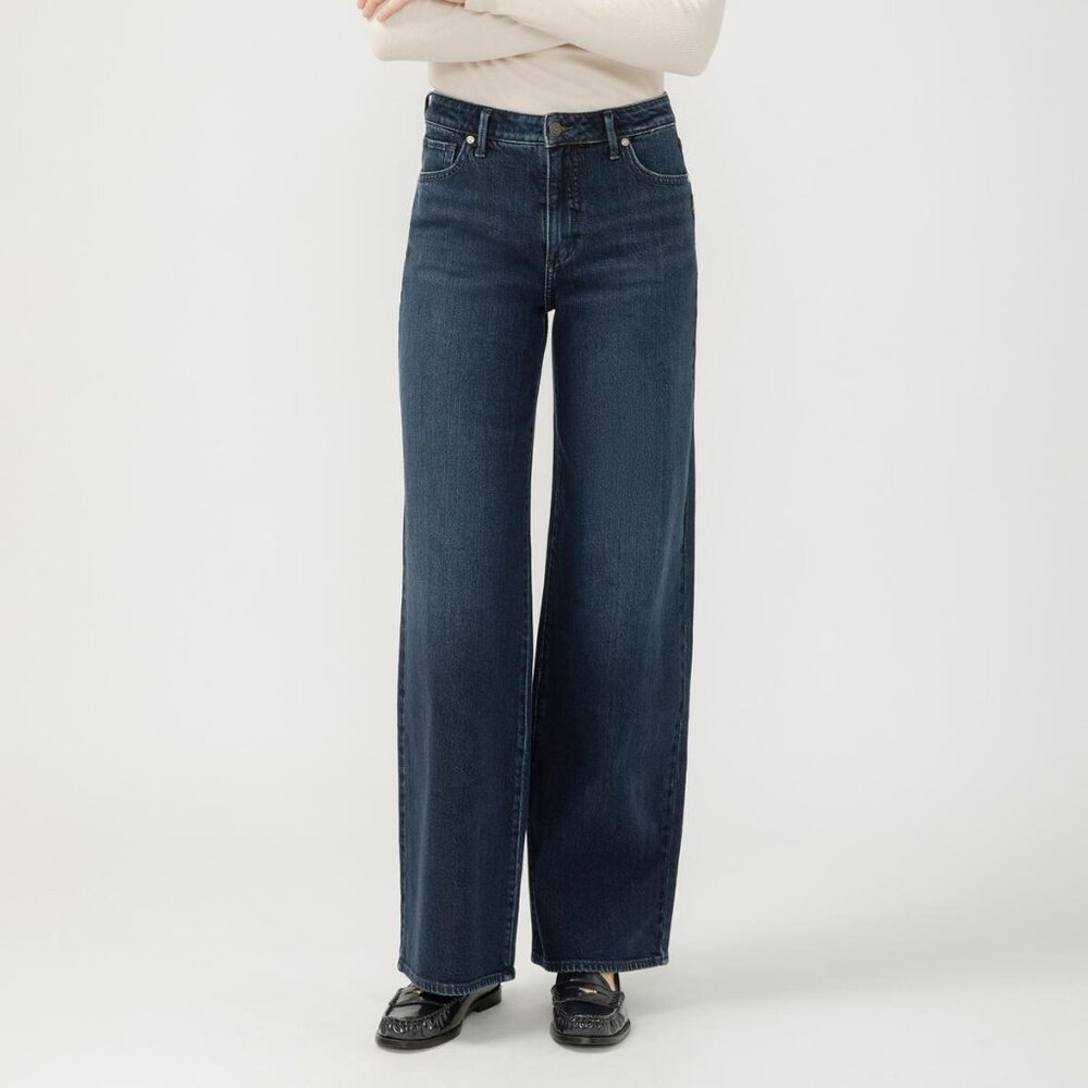SILVER JEANS CO. - ISBISTER HIGH RISE WIDE LEG JEANS - 30 X 31 - NWT